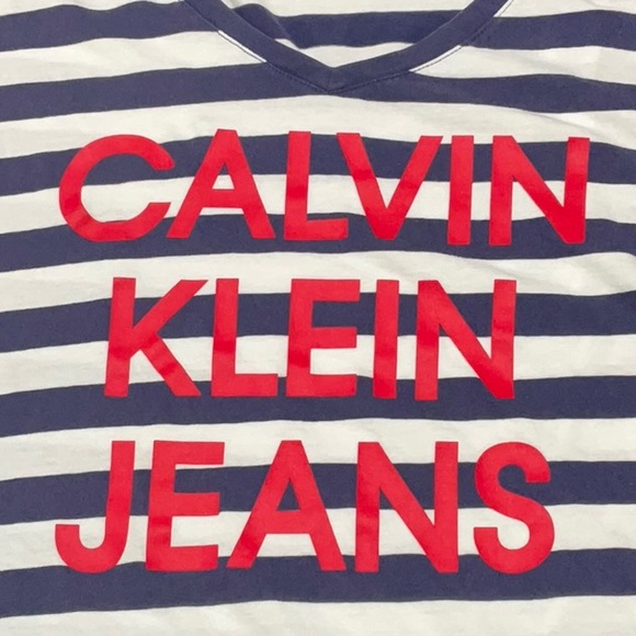 Calvin Klein Jeans Striped T-shirt - Picture 2 of 6